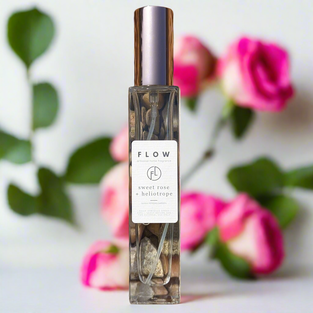 persian garden perfume spray Popular! Persian Rose + Heliotrope Room Spray – Flow Candles
