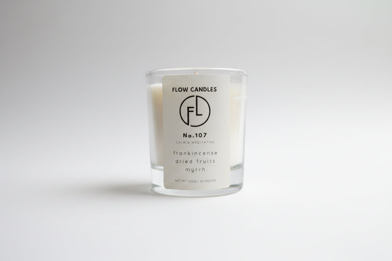 Frankincense and Myrhh Zen Candle