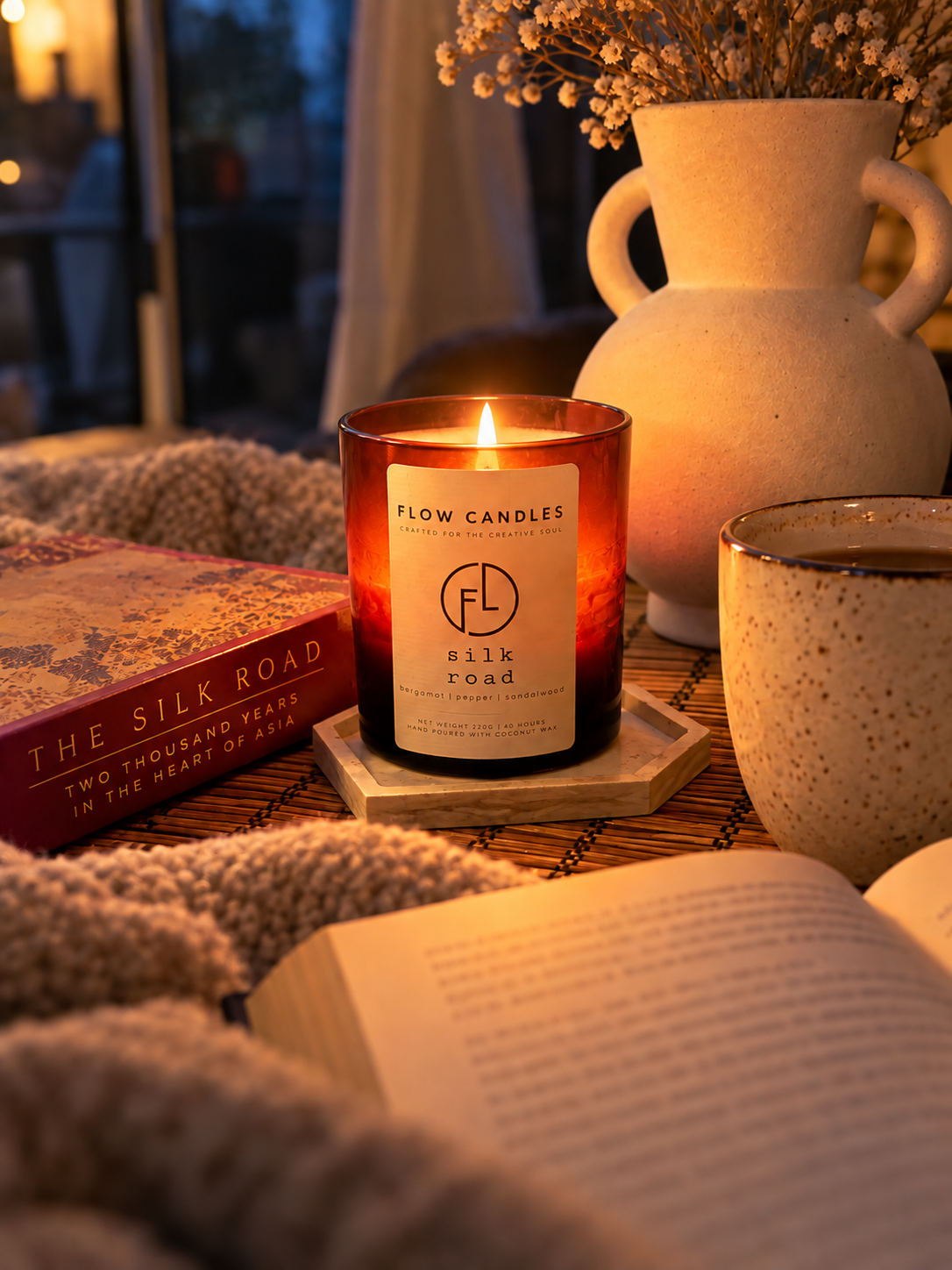 Pre Order (Delivery from 1st November) Flow Candle : Silk Road