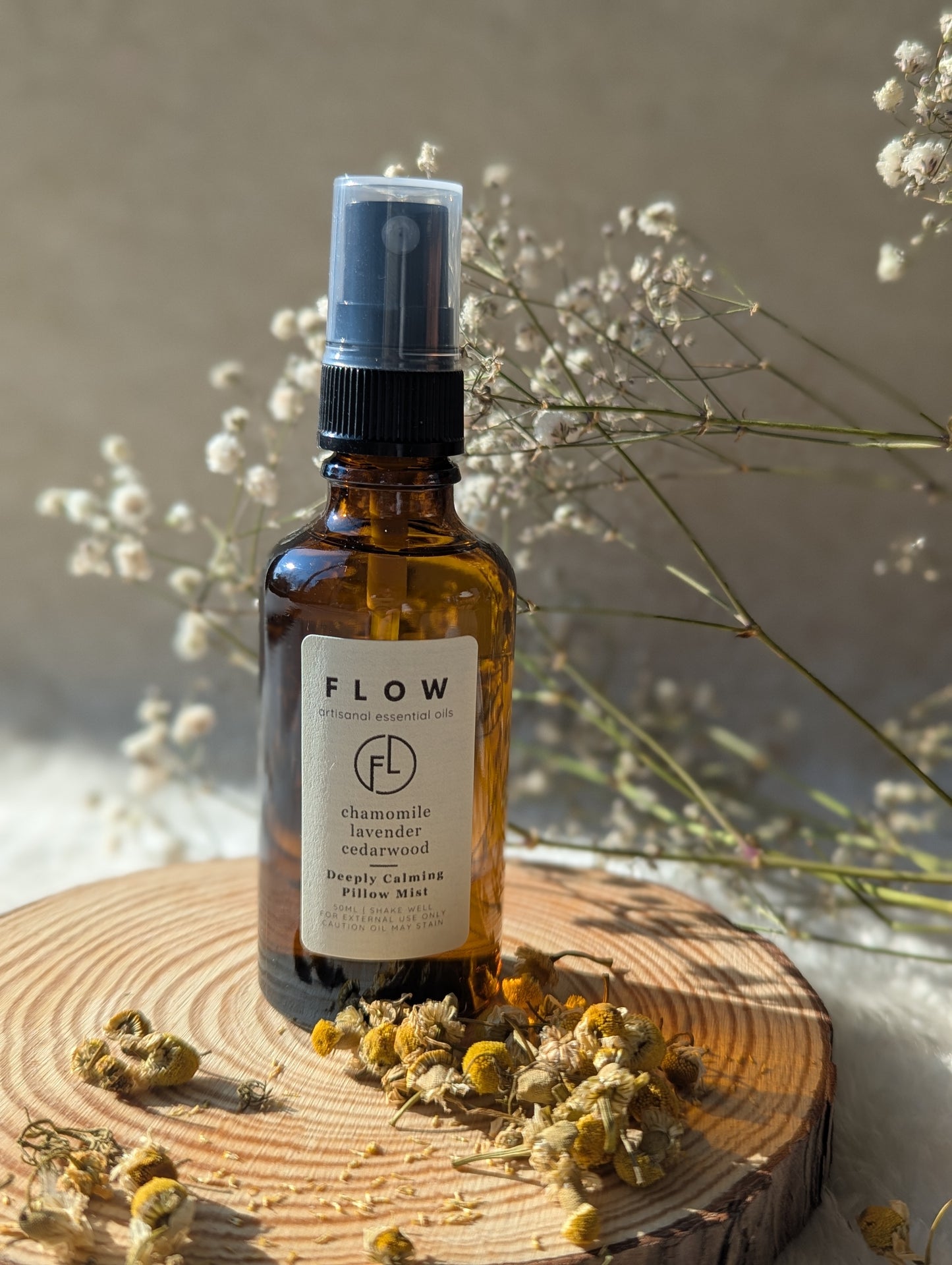 Deeply Calming Chamomile + Lavender + Bergamot Pillow Mist