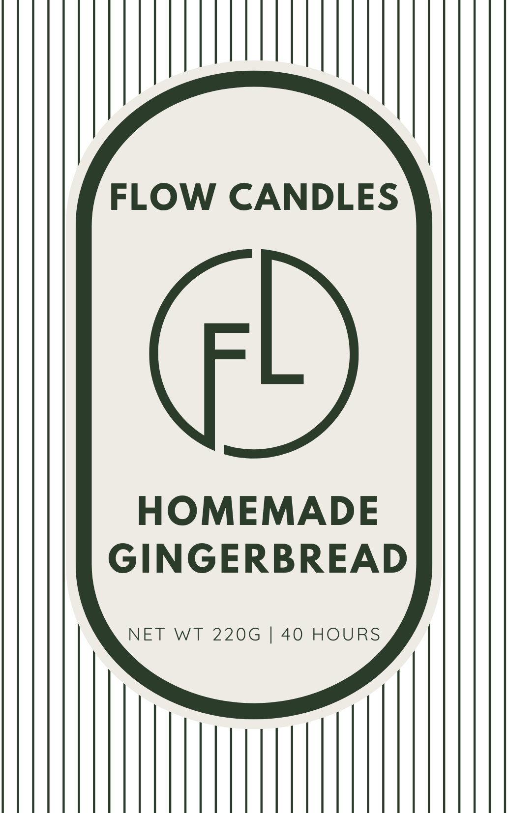 Gingerbread Candle