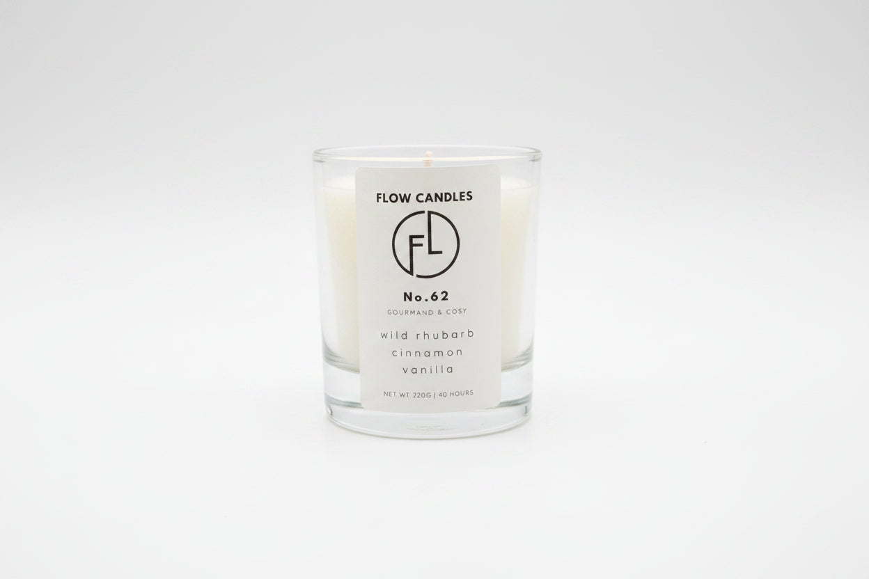 No.62 wild rhubarb + vanilla + cinnamon