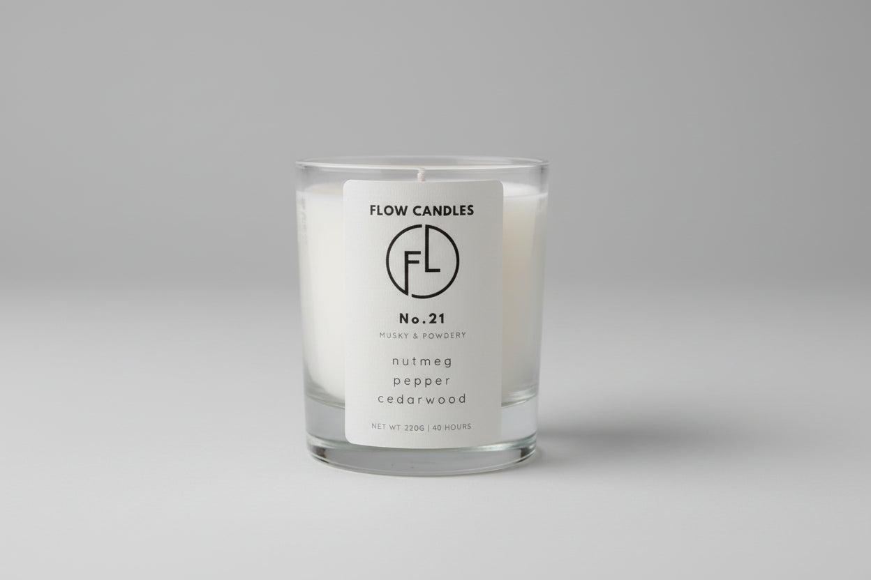 luxe and clean candle scent