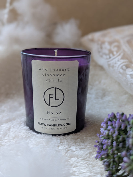 No.62 wild rhubarb + vanilla + cinnamon